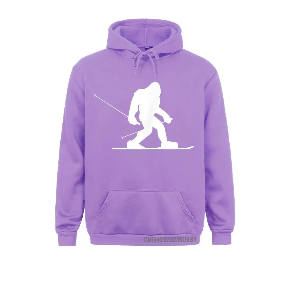 Hoodies Sportswears Skiing Bigfoot Harajuku Funny Cute Sasquatch Ski Winter Gift Fall Long Sleeve Youth Sweatshirts Normal Cute