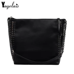 2024 Fashion Ladies Shoulder Bag Ladies Handbag Large Capacity Handbag Casual Pu Leather Ladies Messenger Bag