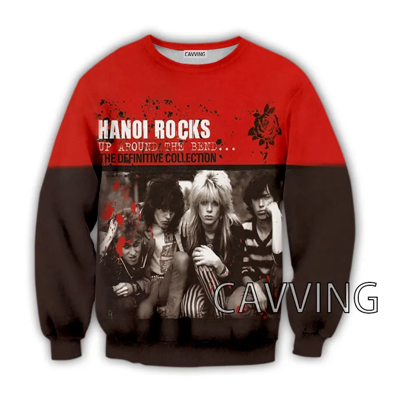 

New Fashion Women/Men's 3D Print HANOI ROCKS Crewneck Sweatshirts Harajuku Styles Tops Long Sleeve Sweatshirts