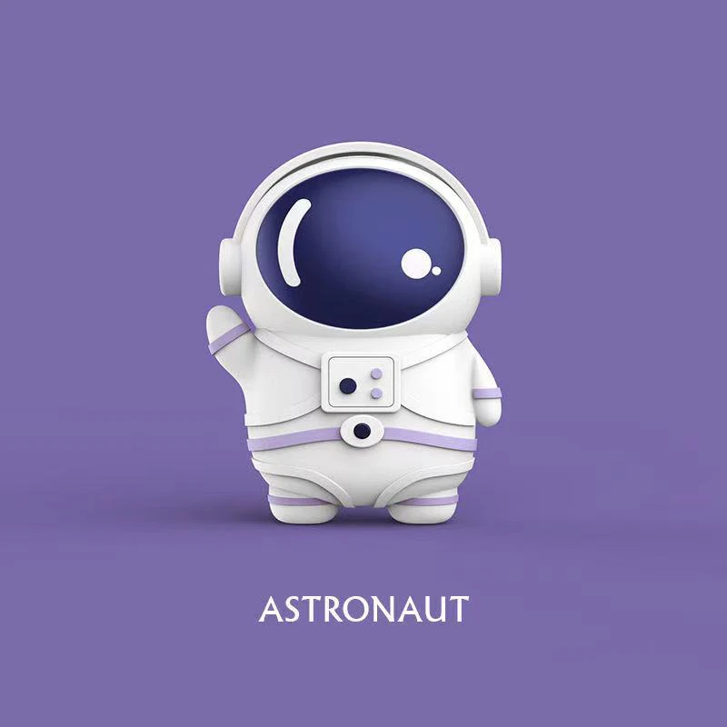 

3D Astronaut Earphone Case for AirPods Pro 1 2 3 Silicone Cartoon Spaceman Headphone Earbuds Cover for Airpods Pro 2 Case Box