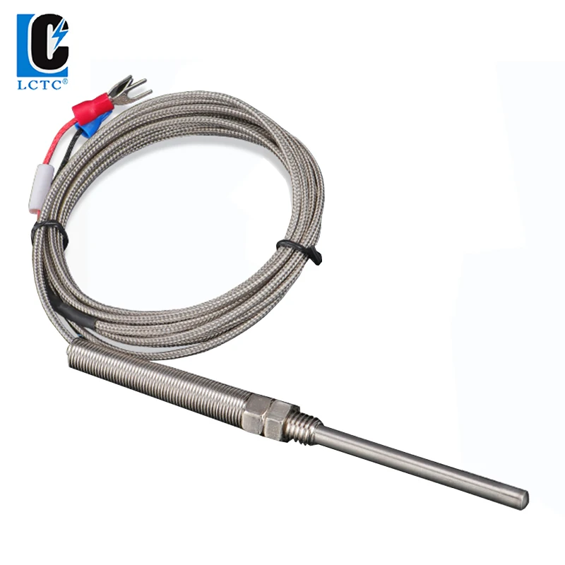 

K E type Probe type thermal resistance M8 Wire Cable Thermocouple Temperature Sensor for Industrial Temperature Controlle