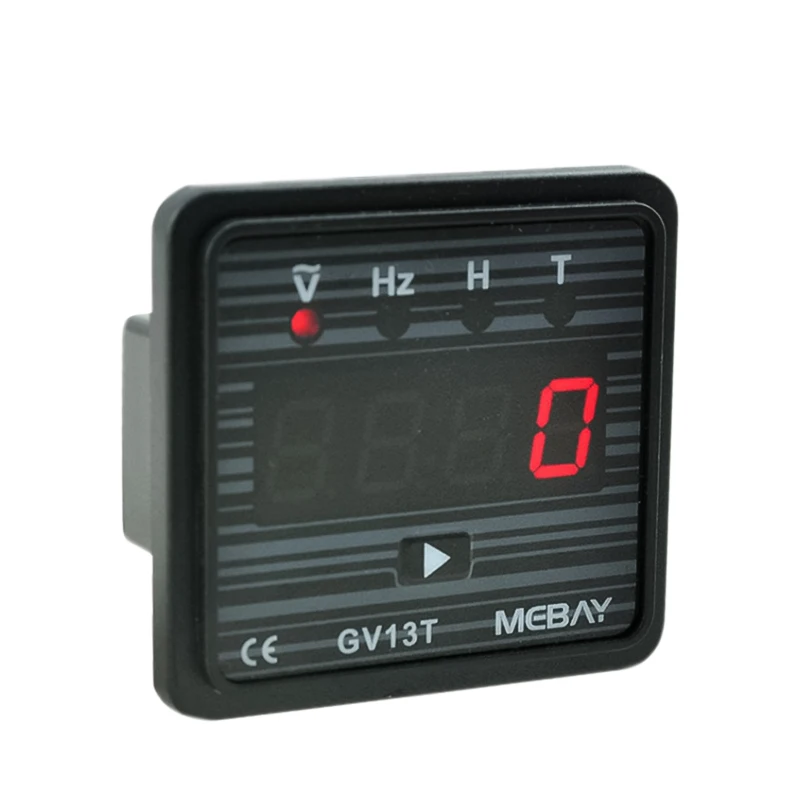 BC GV13T AC220V Diesel Generator Digital Voltmeter Frequency Test Hour Meter 12001842 GV13T 220V
