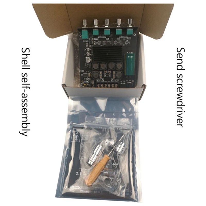 ZK-TB21 TPA3116D2บลูทูธ5.0เครื่องขยายเสียง Board 50WX2 + 100W 2.1 Channel Audio สเตอริโอเครื่องขยายเสียง