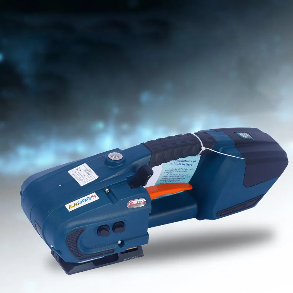 

Обвязочная машина на батарейках для пластиковых изделий с двумя аккумуляторами, 13-16 мм