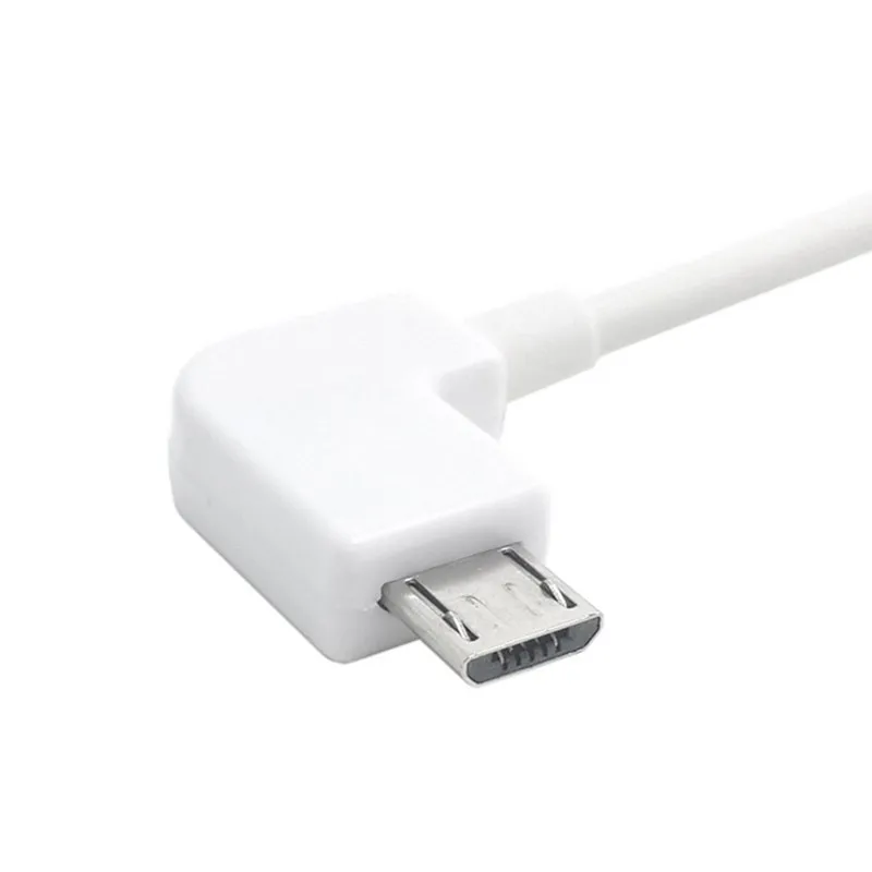 Krótki 0.2m 1m 2m 3m 5m micro usb 90 kątowy micro-b szybka ładowarka kabel do ładowania do synchronizacji danych 2A przewód