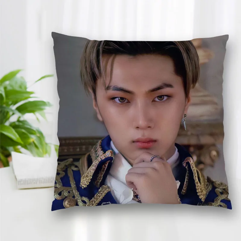 Custom KPOP JAY Pillow Case Polyester Decorative Pillowcases Zipper Pillow Case Pillowcase Cover Square 40x40cm