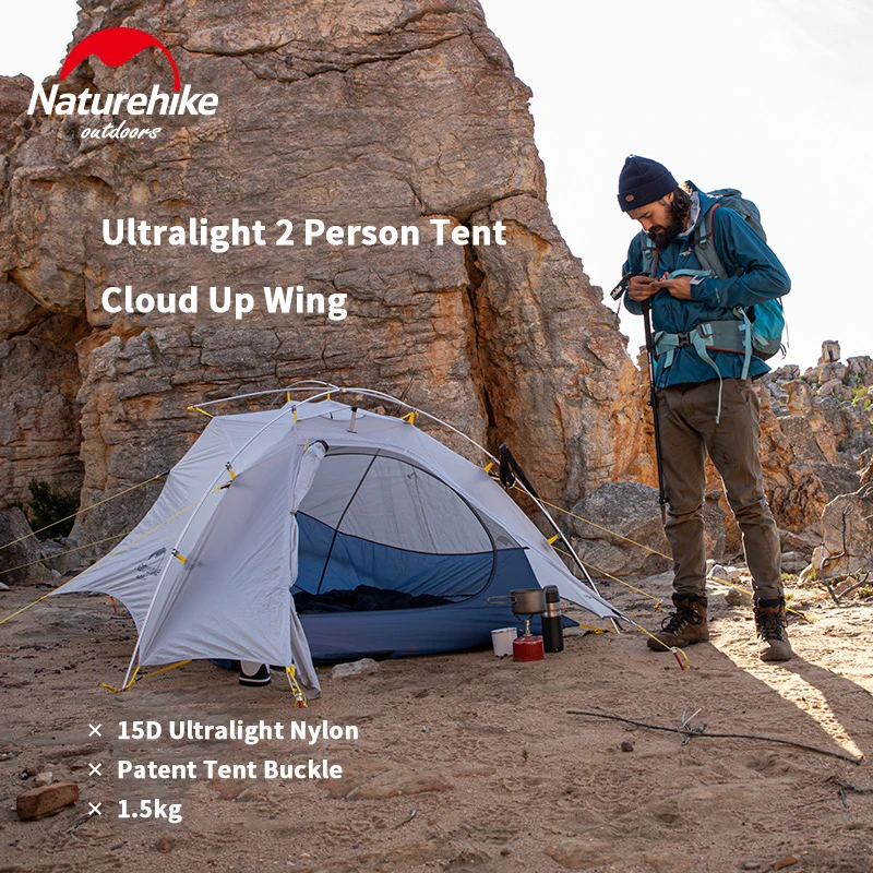 Naturehike Cloud Up Wing Cuben Fiber 2 Person Camping Tent