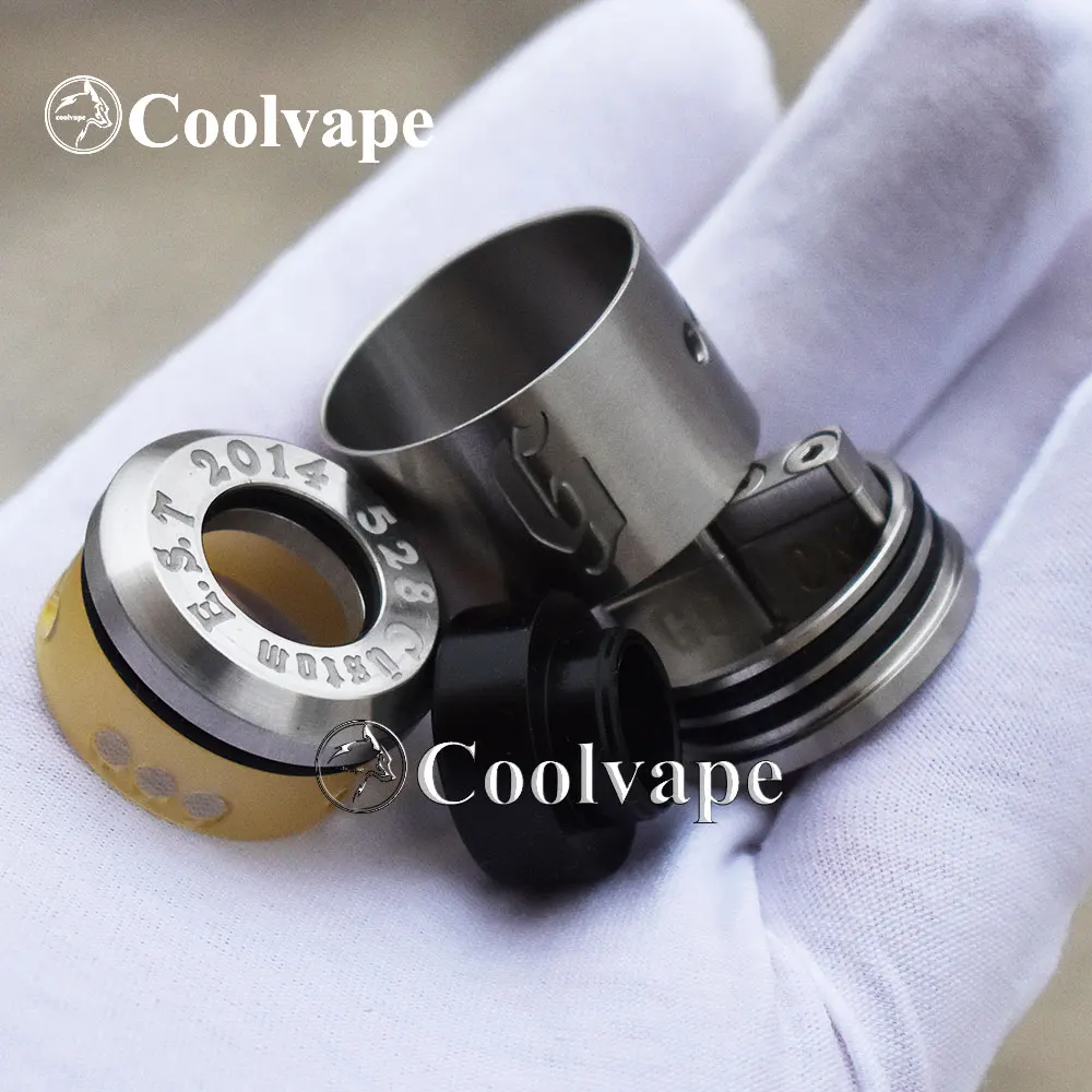 Coolvape 528 customs goon 25mm rda goon rda rda atomizer مع bf pin النحاس الأحمر النحاس مادة الصلب قطر 25mm