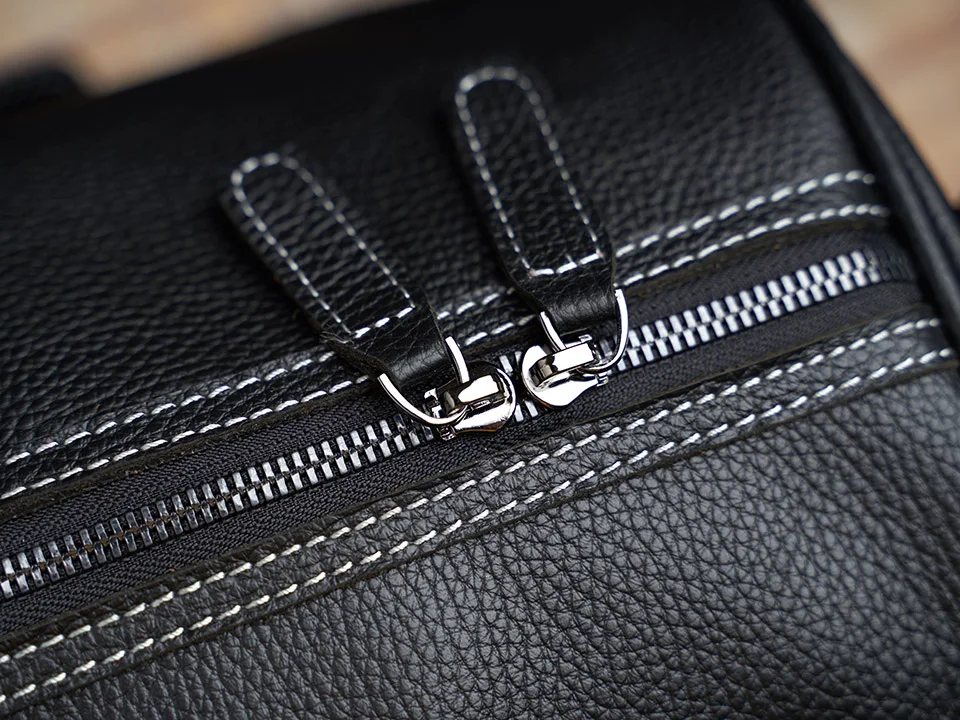 Männer Reisetasche Aus Echtem Leder Casual Hand Gepäck Tasche Hohe Kapazität Duffle Schulter Schuh Tasche Für 17 Zoll Laptop NUPUGOO – Detail 28