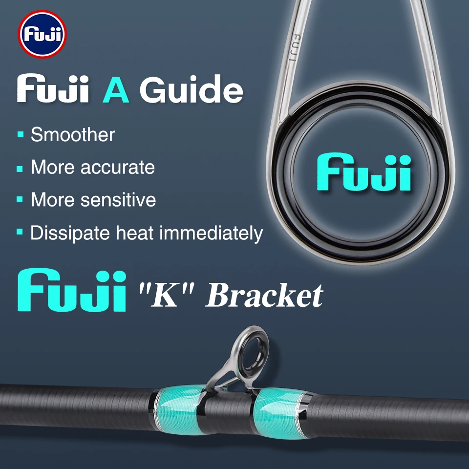 TSURINOYA Clever II UL Caña de spinning ultraligera con Guías Fuji - imagen 4