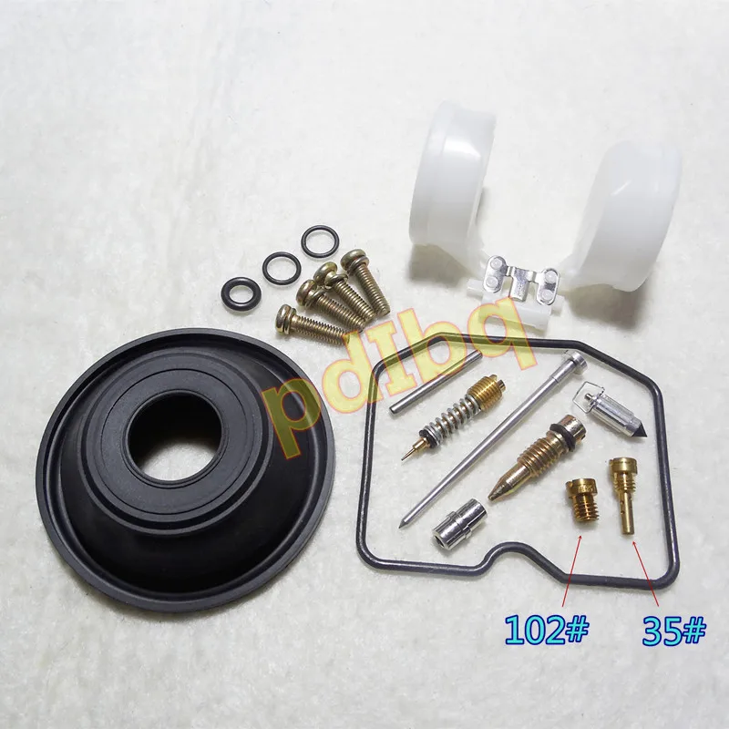 

(1 set $ 12.5) KPS GPz 400R ZX400 GPZ400 carburetor repair kit Configure vacuum diaphragm and float