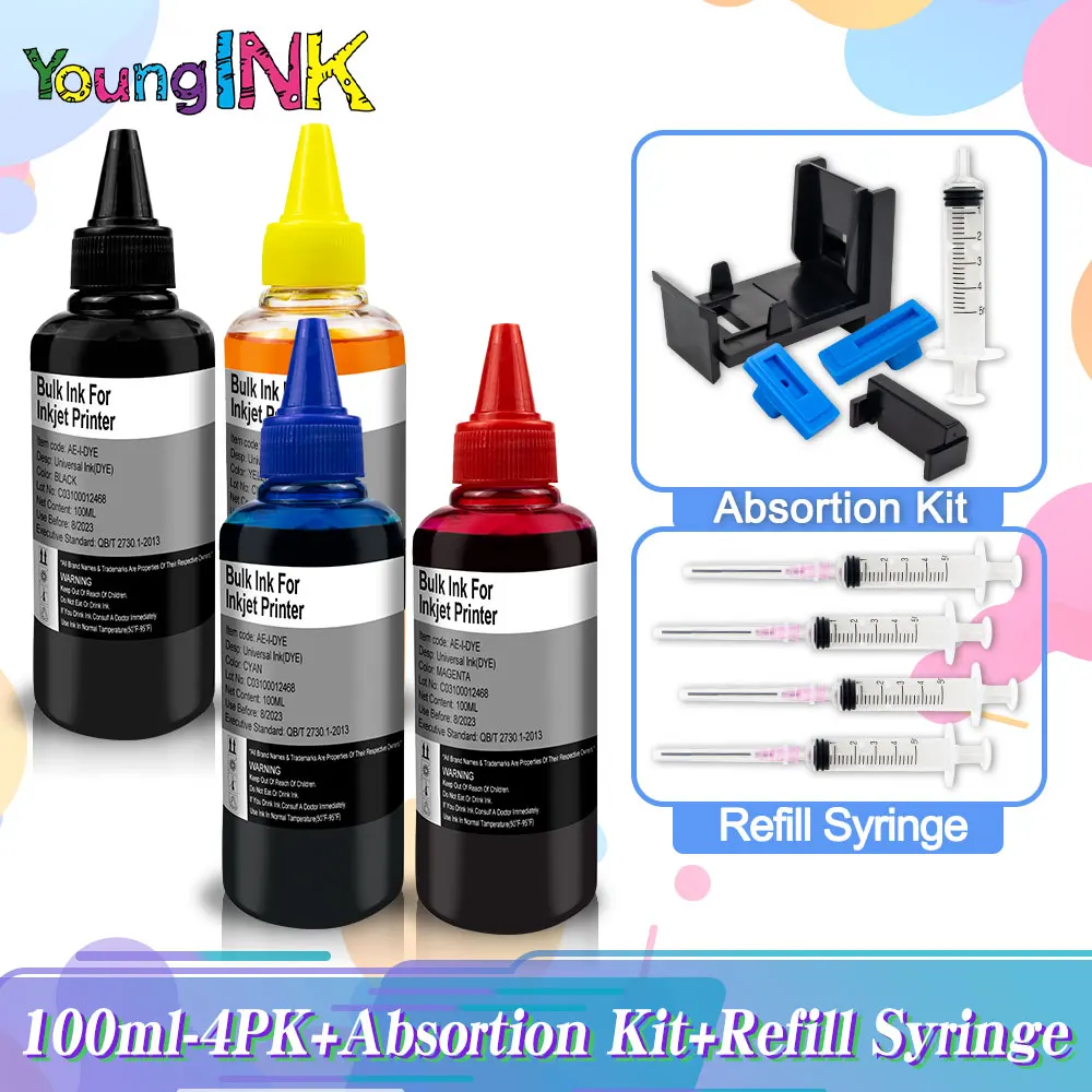 Kit de recarga de tinta para impresora Canon PG510 CL511 PG 100 540 545 445 CL 440 541 546 446 XL, depósito de cartucho de inyección de tinta, 441 ml