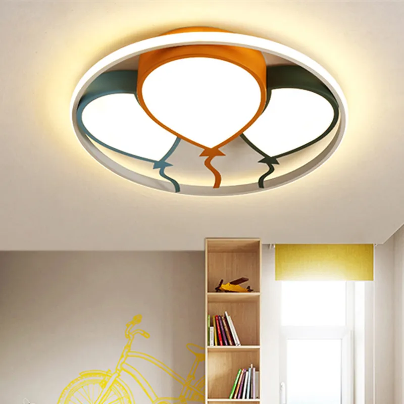 Modern balloon ceiling light Kids boys girls Bedroom decorative ceiling light cartoon macaron lamp children room ceiling light