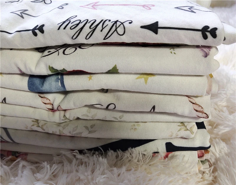 Manta envolvente para bebé recién nacido, edredón 100% de algodón con estampado de nombre personalizado, ropa de cama infantil, regalo para cuna y