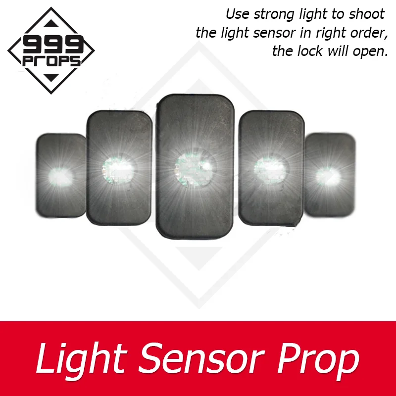 

Light Sensor Prop Room Escape Equipment use strong light to shoot the sensor in order to open lock ER Mechanism