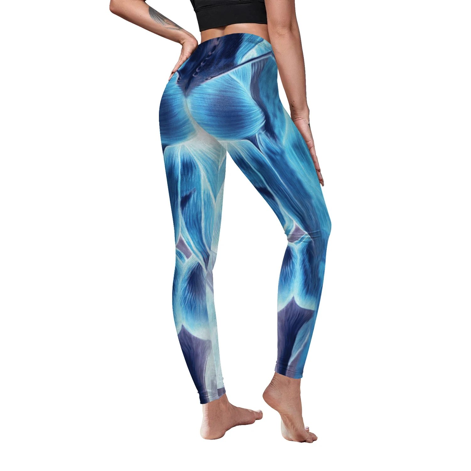 Zawaland-Leggings élastiques Slim Anime pour femmes, pantalons de fitness College en 3D musculaires, leggings de sport décontractés, mode estivale, fjCasual