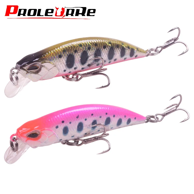 1PCS New Fishing Lure 52mm 4.4g Sinking Minnow Wobbler Hard Lure Bass Pike peche isca Artificial Bait Fishing Tackle