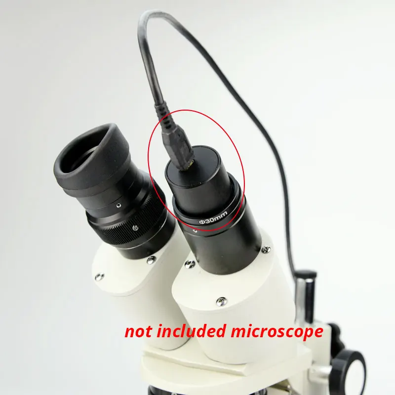 2MP CMOS USB Universal Digital ช่องมองภาพอิเล็กทรอนิกส์กล้องจุลทรรศน์กล้องอุตสาหกรรมช่องมองภาพกล้องติดตั้งขนาด 23.2 มม