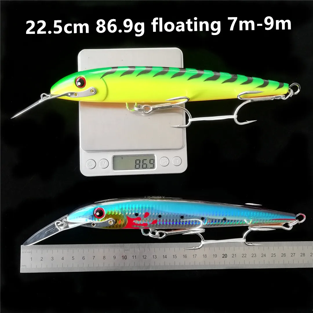 NOEBY Curricán Minnow Flotante 86g Profundidad 7-9m - imagen 4