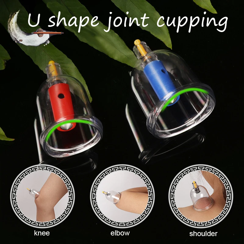 32/24/18/10/6 Cupping Therapy Set Vacuum Massage Tool Cupping Cup Massage Tool Set Ventosaterapia  Masaje Profissional Copo