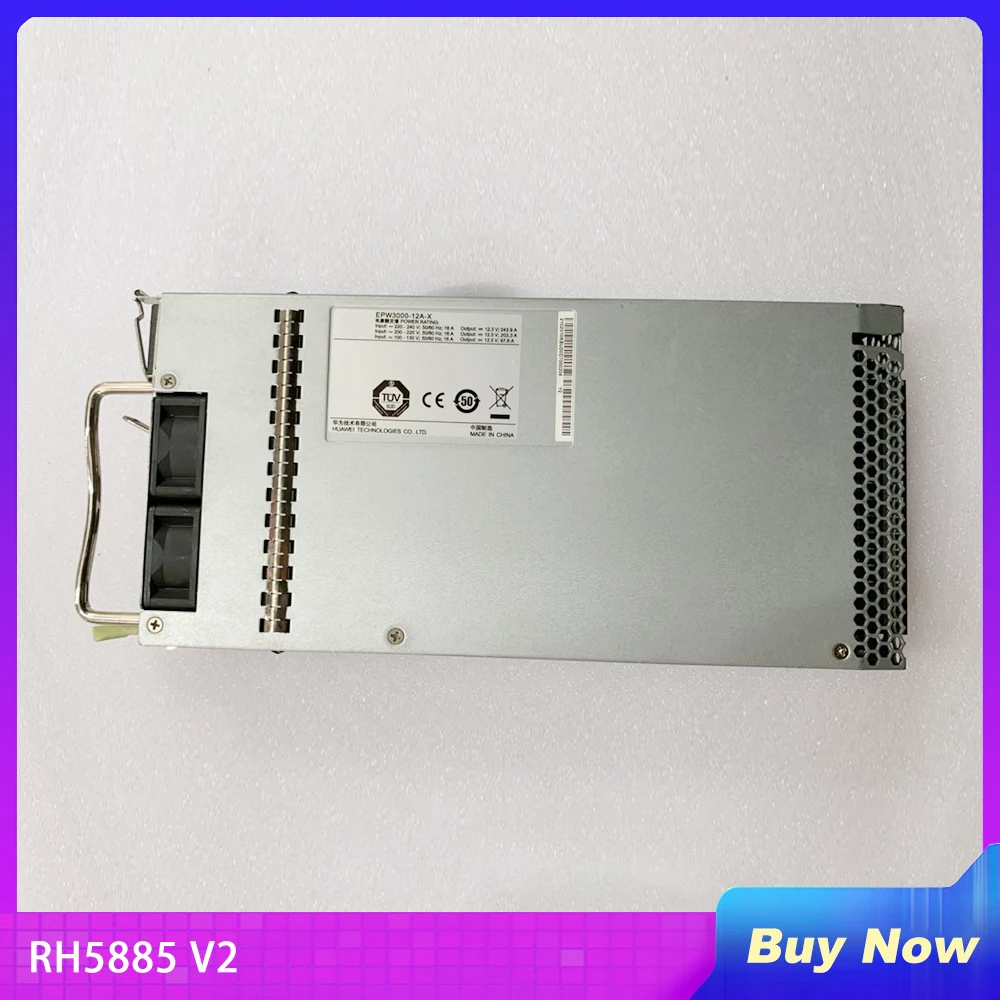 

EPW3000-12A-X For HUAWEI Server Power Supply RH5885 V2 02310KEU Will Test Before Shipping