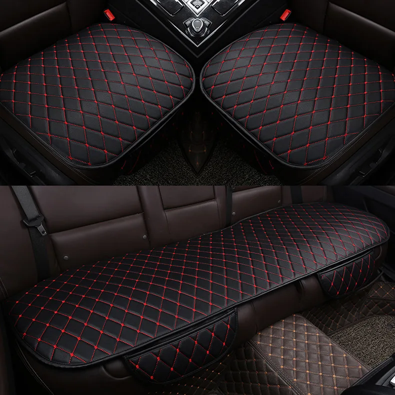 1PC Pu Leather Car Seat Covers Cushion for nissan qashqai j10 j11 juke x trail t32 renault duster clio megane car seat caution