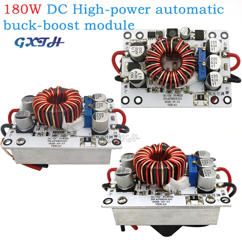 DC-DC 12-70V 24V 48V 8A Constant Current Charging Automatic Step Up/Down Regulator 30W 180W High Power Car Solar Power Module