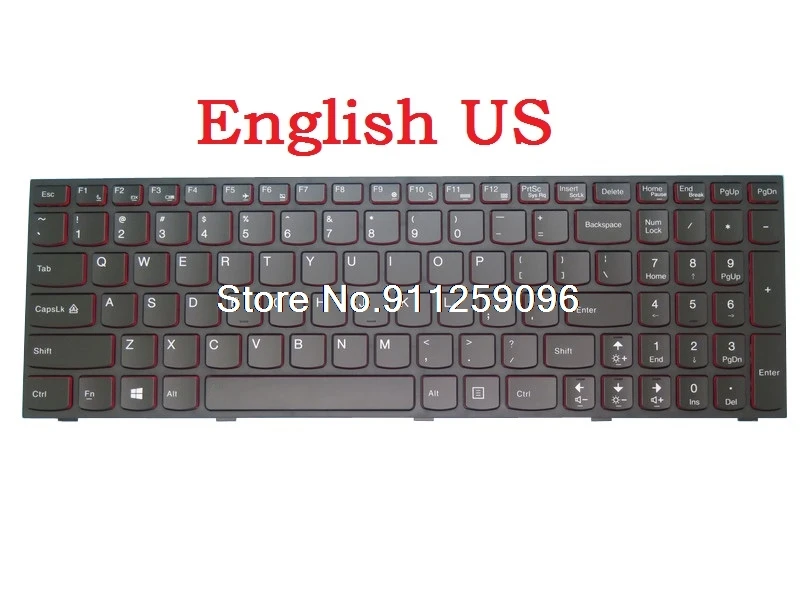 Teclado do portátil para lenovo y500 y500n y500nt y500s y510 y510p y590 y590p japonês jp ja inglês eua chinês tw retroiluminado