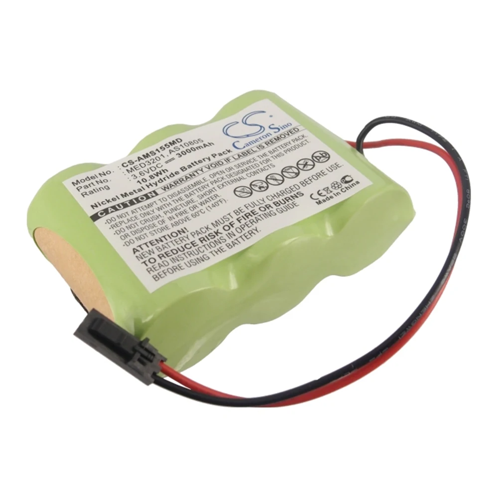 Cameron Sino Battery for Alaris Medicalsystems 2860729 AS10805 MED3201 fits 2860 2863 Medical Replacement battery