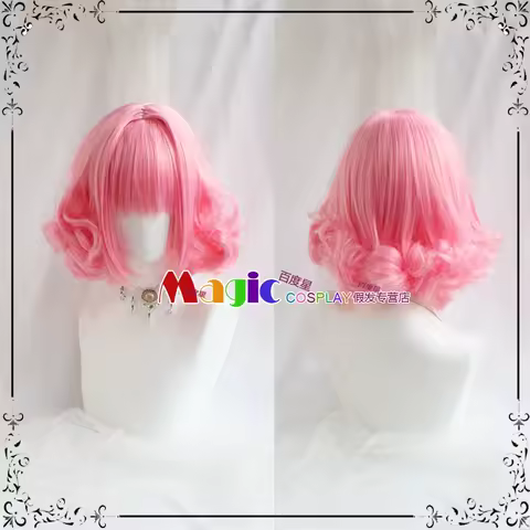Anime Tokyo Mew Mew Momomiya Ichigo Cosplay Wig Pink Cute Heat Resistant Synthetic Wigs Halloween