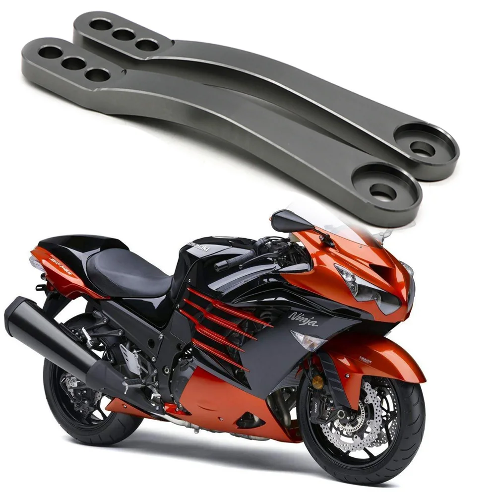 

Lowering Links Kit For KAWASAKI NINJA ZX-14 ZX-14R ZZR1400 2006-2020 19 17 Motorcycle Rear Suspension Cushion Drop Linkage ZX14R