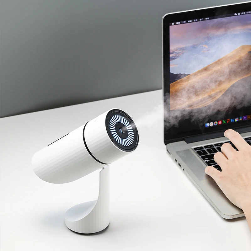 D20 Air Humidifier USB mini Diffuser Amazing Beautiful Colorful Night Light Diffuser Big Fog Home Office Mini Mist Maker