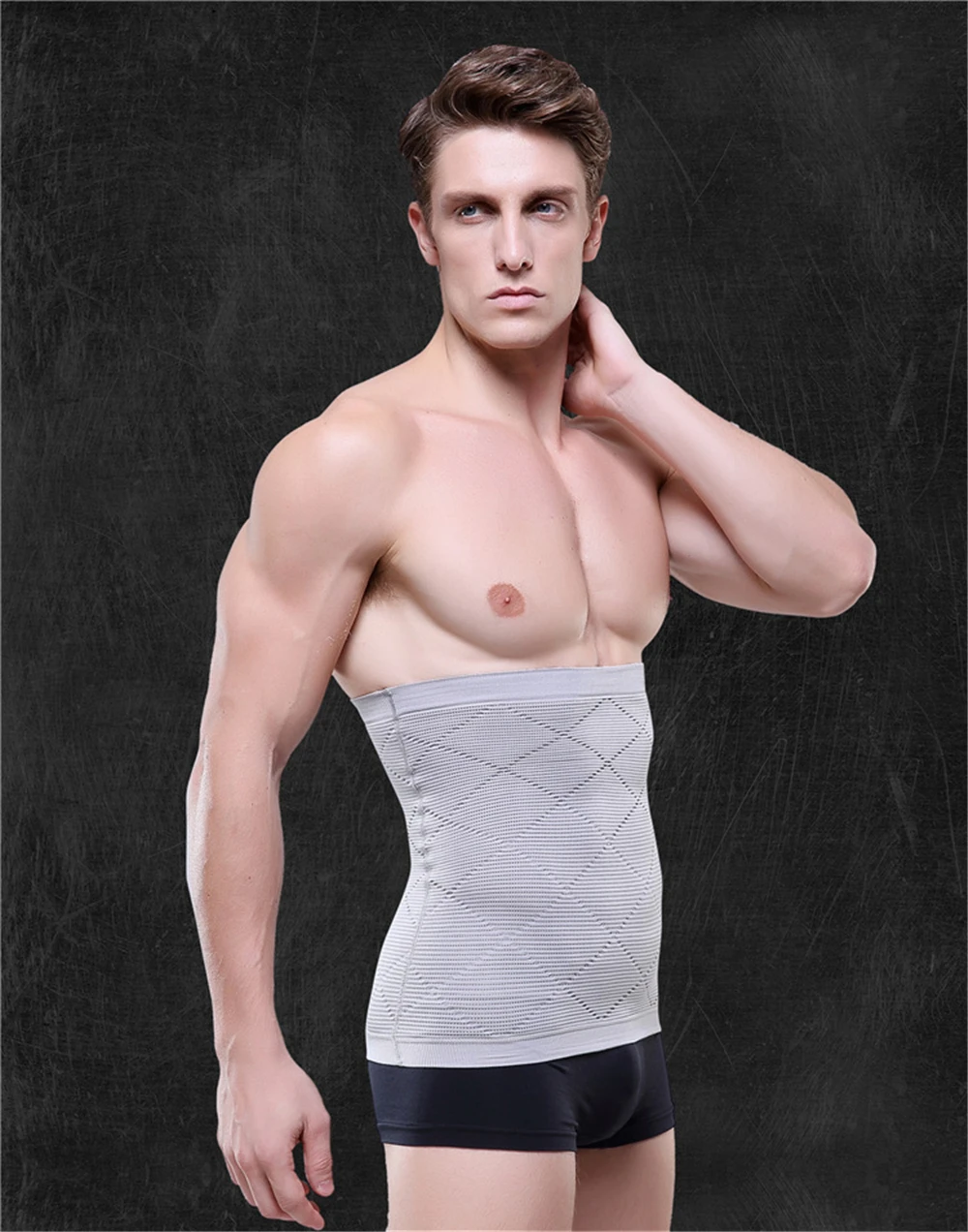 2019 High Quality and High Elasticity Men\'s Body Shaping Belt Belly Waist Support Sports Waist Weight Loss Comfortable Corset