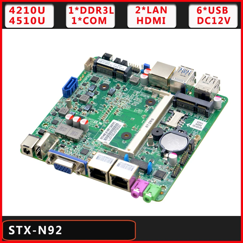 

DDR3L Edp Dual LAN M. 2 Small Micro Motherboard Intel Nuc Board I5-4210U I7-4510U