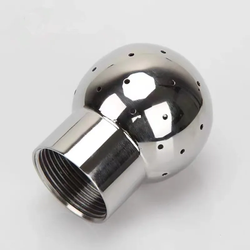 DN15 --DN50 304 Stainless Steel Female Spray Cleaning Ball ,Thread Fixed Spray Ball 360 Degree Coverage Rotary Cleaning bal