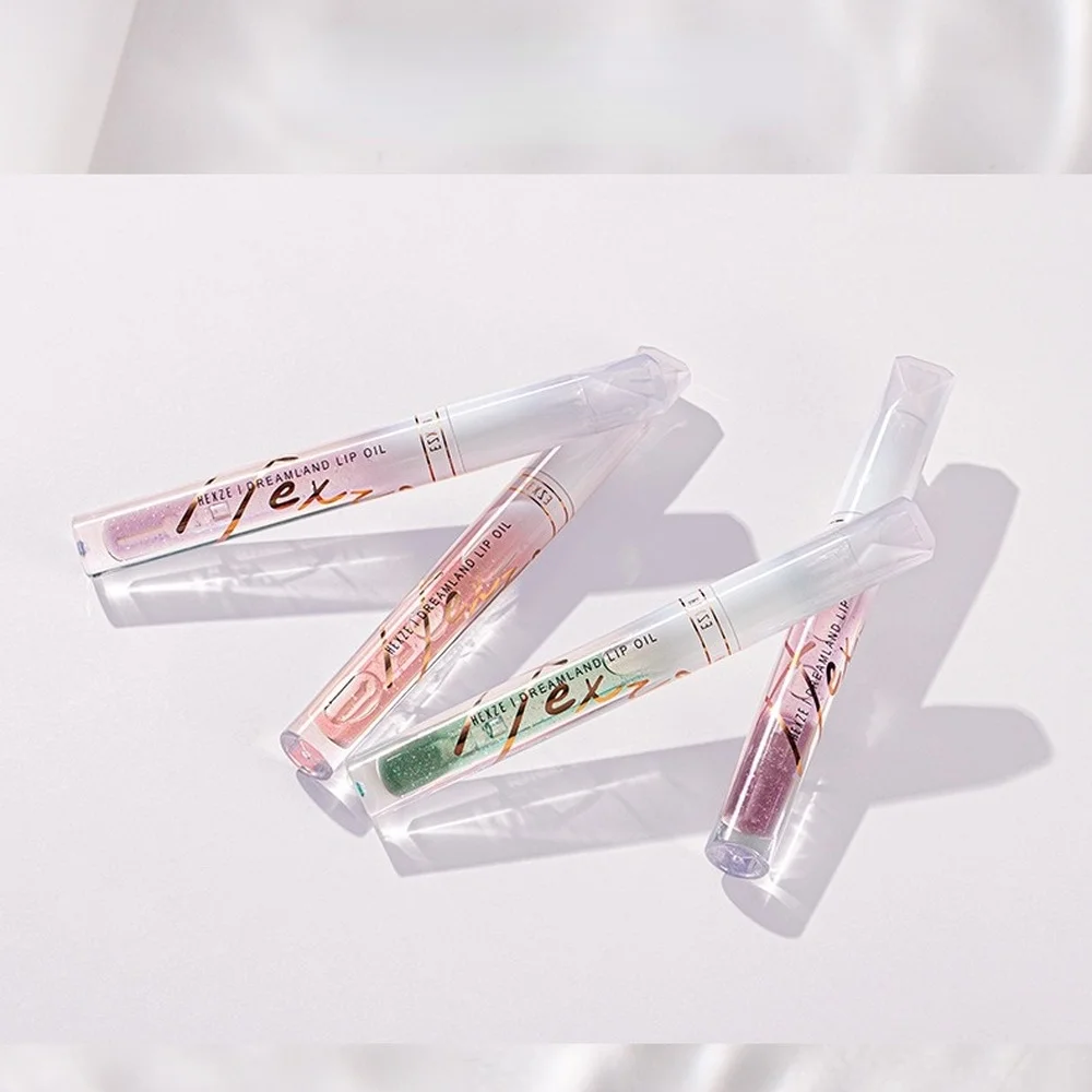 zq Glass Lip Thin and Glittering Moisturizing and Nourishing Transparent Lip Gloss Mirror Water Light Lip Lacquer Pearl Flash