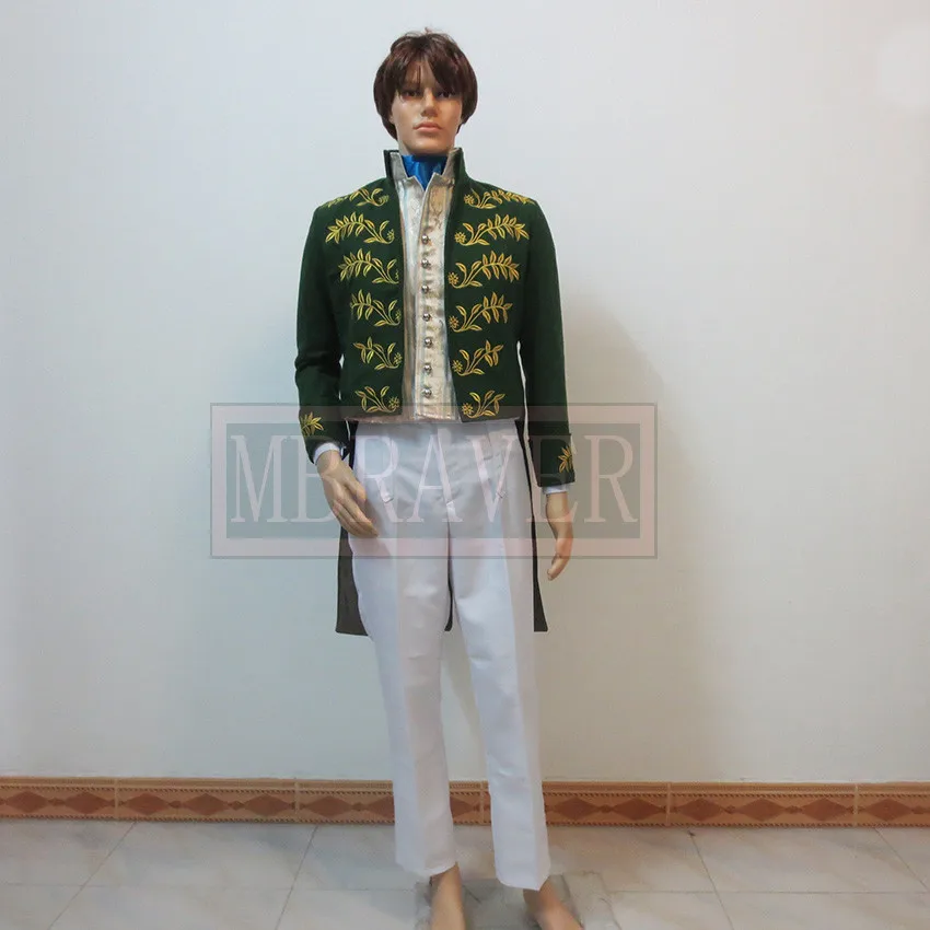 

Prince Charming Christmas Party Halloween Uniform Outfit Cosplay Costume Customize Any Size