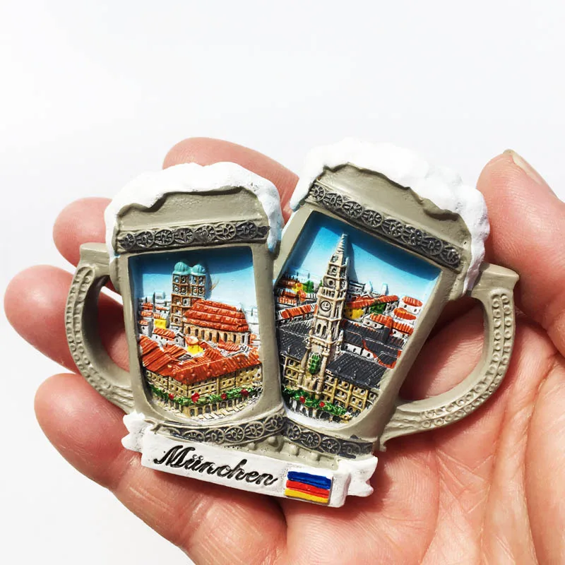 Europe  Germany  Fridge Magnets Tourist Souvenirs Crafts Refrigerator magnet Decoration Articles Handicraft