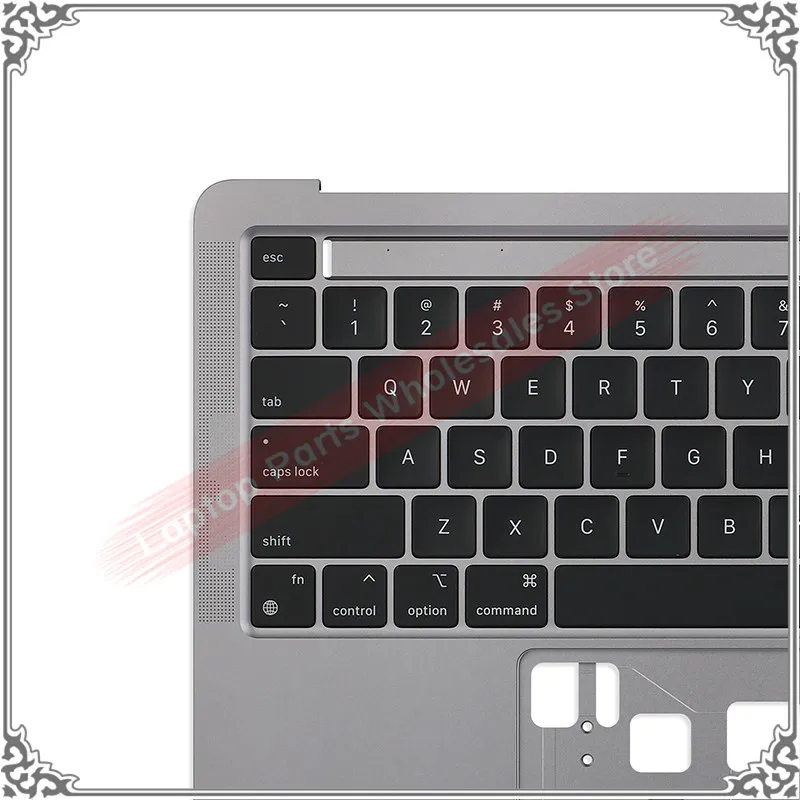 New A2338 Topcase With US Keyboard For Macbook Pro 13.3'' A2338 Top case Palmrest With US Keyboard backlight 2020 Year Grey