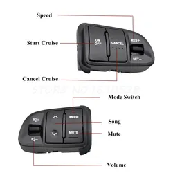 Multi function Steering Wheel Audio Cruise Control Buttons For Kia sportage SL with backlight car styling