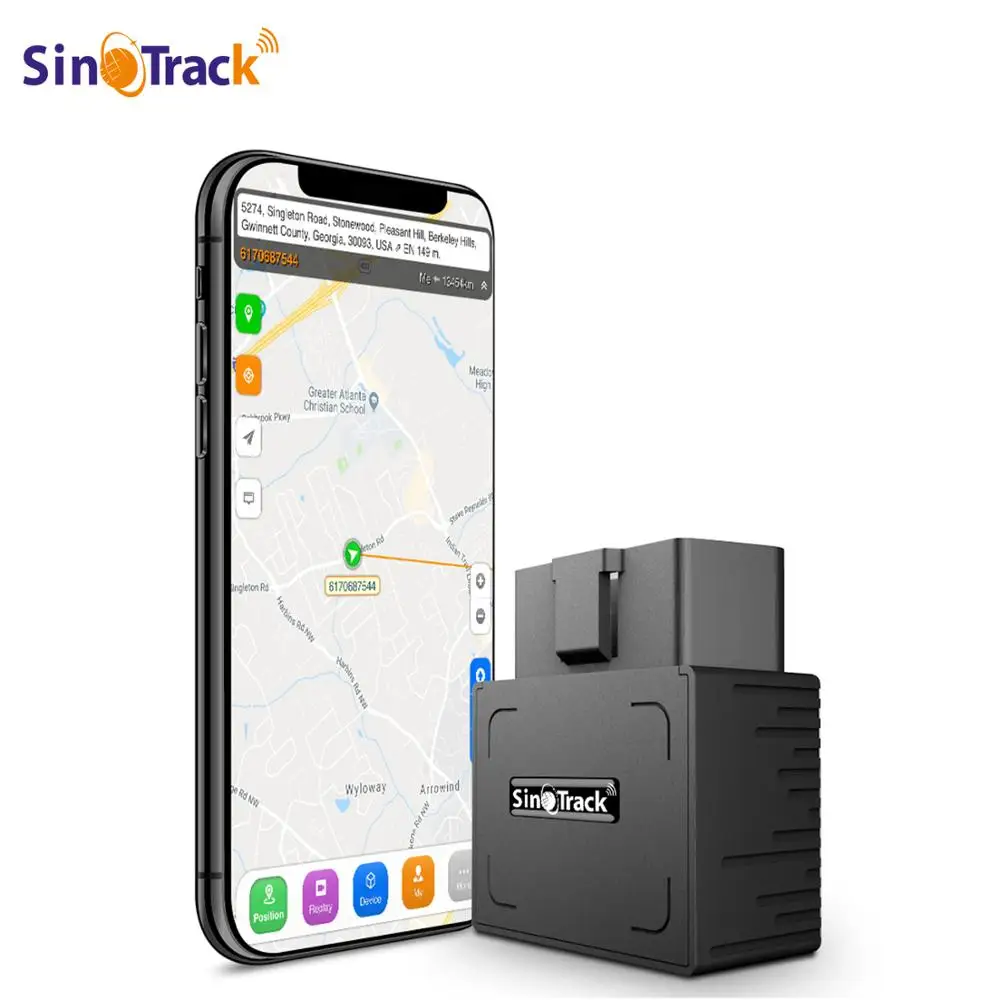 Mini Plug Play OBD GPS Tracker Car GSM OBDII Vehicle Tracking Device OBD2 16 PIN interface china gps locator with Software & APP