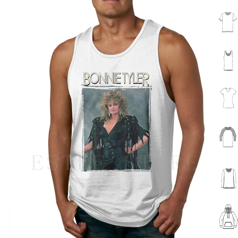 Bonnie Tyler Camisetas sin mangas Chaleco Bonnie Tyler Bonnie Tyler Holding Out For A Heartache de héroe