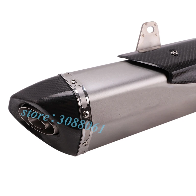 Slip On For Honda Forza NSS 750 Forza750 NSS750 Motorcycle Exhaust Escape Modified Mid Link Pipe Carbon Fiber Muffler DB Killer