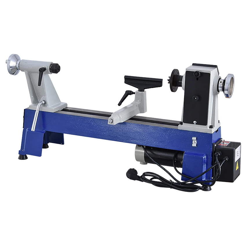 MC1218VD Limitless Transmission Wood Lathe Miniature Bench Lathe Household Stepless Turning Lathe Machine Wood Rotary Machine