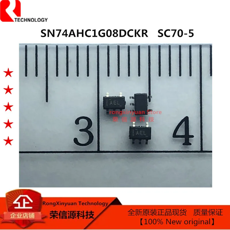 SN74AHC1G08DCKR Marking:  AEL  SC70-5 SN74AHC1G08DCKT SN74AHC1G08  SINGLE 2-INPUT POSITIVE-AND GATE 100% New original