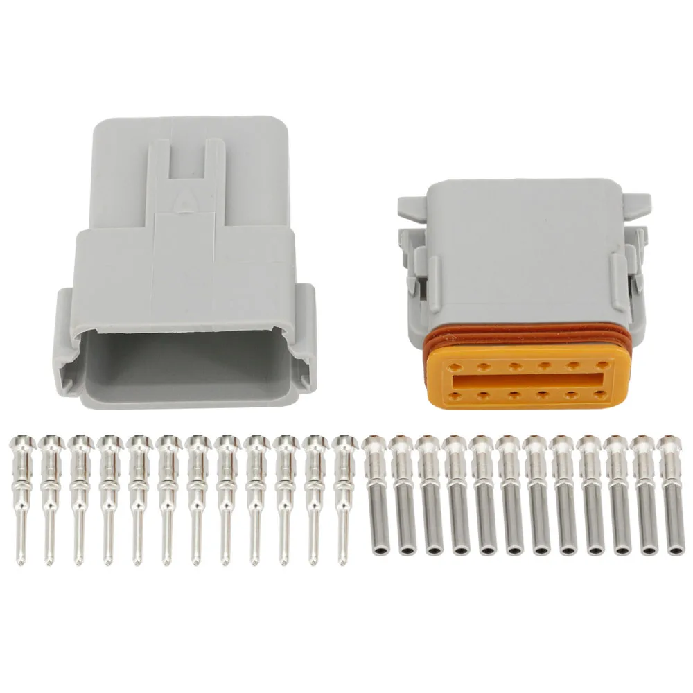 5 Sets 12 Pin DJ3121Y-1.6-11/21 DT Connectors  DT04-12P/DT06-12S Automobile waterproof wire electrical connector plug