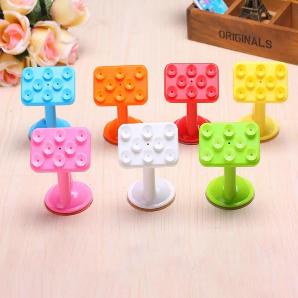 Silicone  Creative Cellphone Suction Cup Bracket Lightweight Mobile Phone Rack Space-saving   for Car