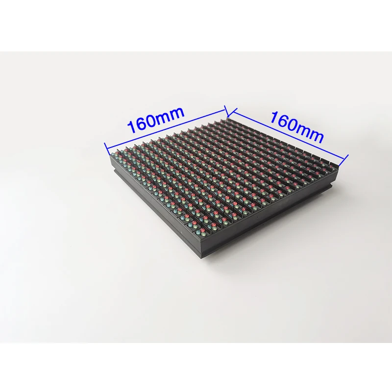 100pcs/lot High Brightness Outdoor Full Color RGB Advertising DIP  P10 LED Display Module / Panel 160 x160mm 1/4 Scan LED Sign