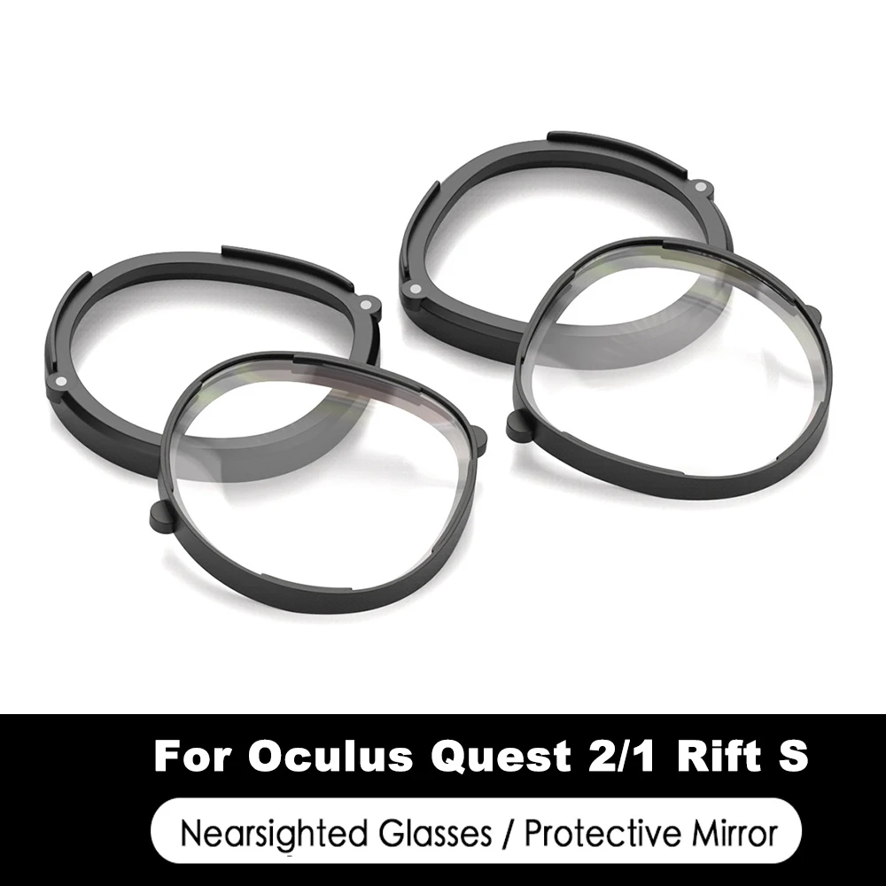 

Custom Myopia eyeglasses,Longsighted and astigmatism glasses For Oculus Quest2/1 Rift s VR Protective lens Virtual Reality