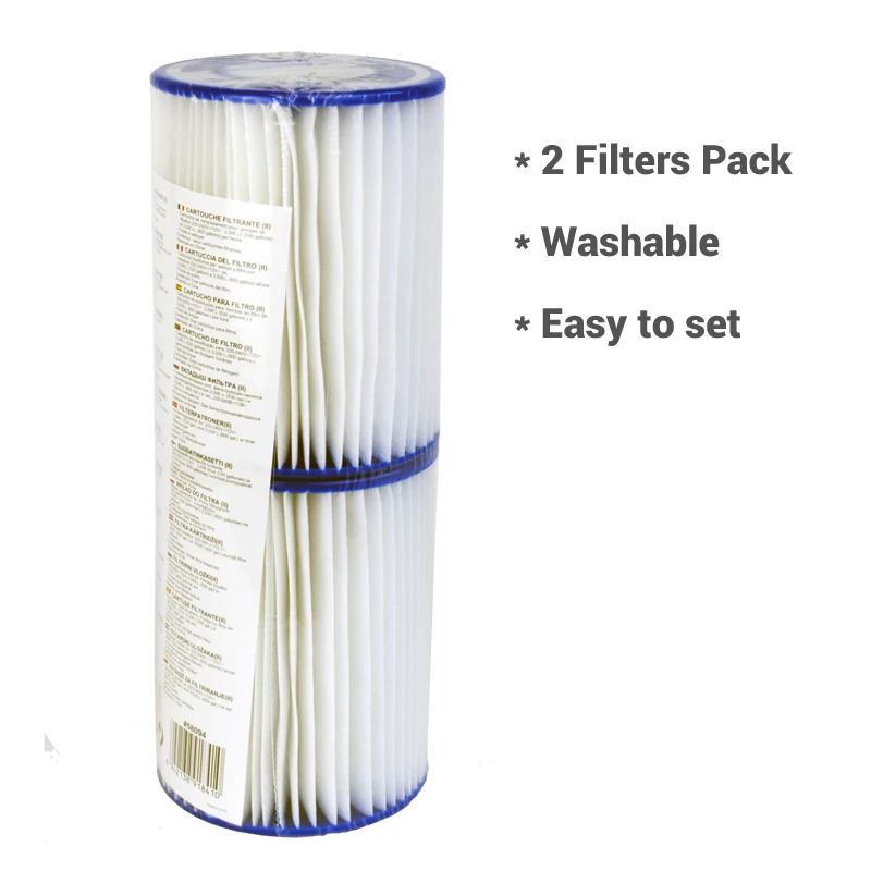 4pcs Swimming Pool Filter Cartridges Type II 58094 4pcs Washable Filter Cartridge